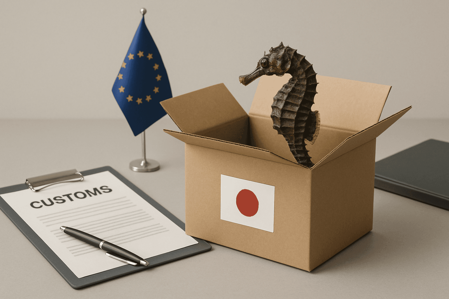 La Cour européenne précise les règles d'importation des préparations à base d’hippocampe japonais dans l’UE