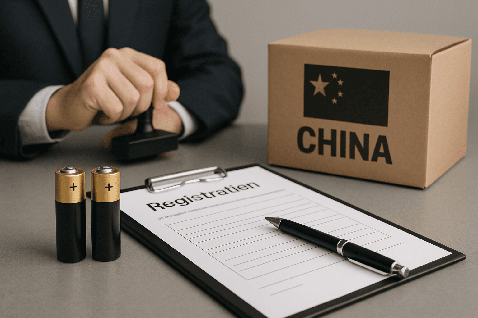 Enregistrement des importations de piles alcalines au dioxyde de manganèse en provenance de Chine