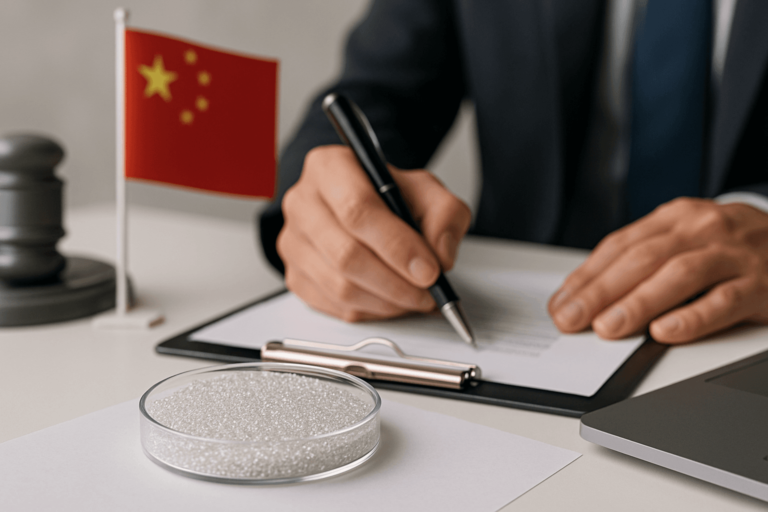 Enregistrement des importations de perles de verre solides de Chine pour droits antidumping