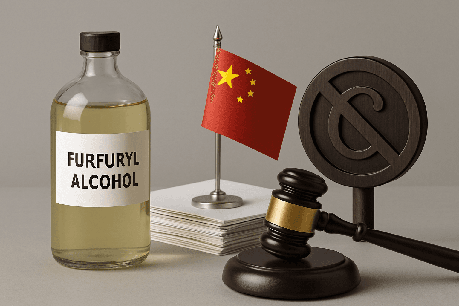 Ouverture d'une enquête antidumping sur l'alcool furfurylique importé de Chine