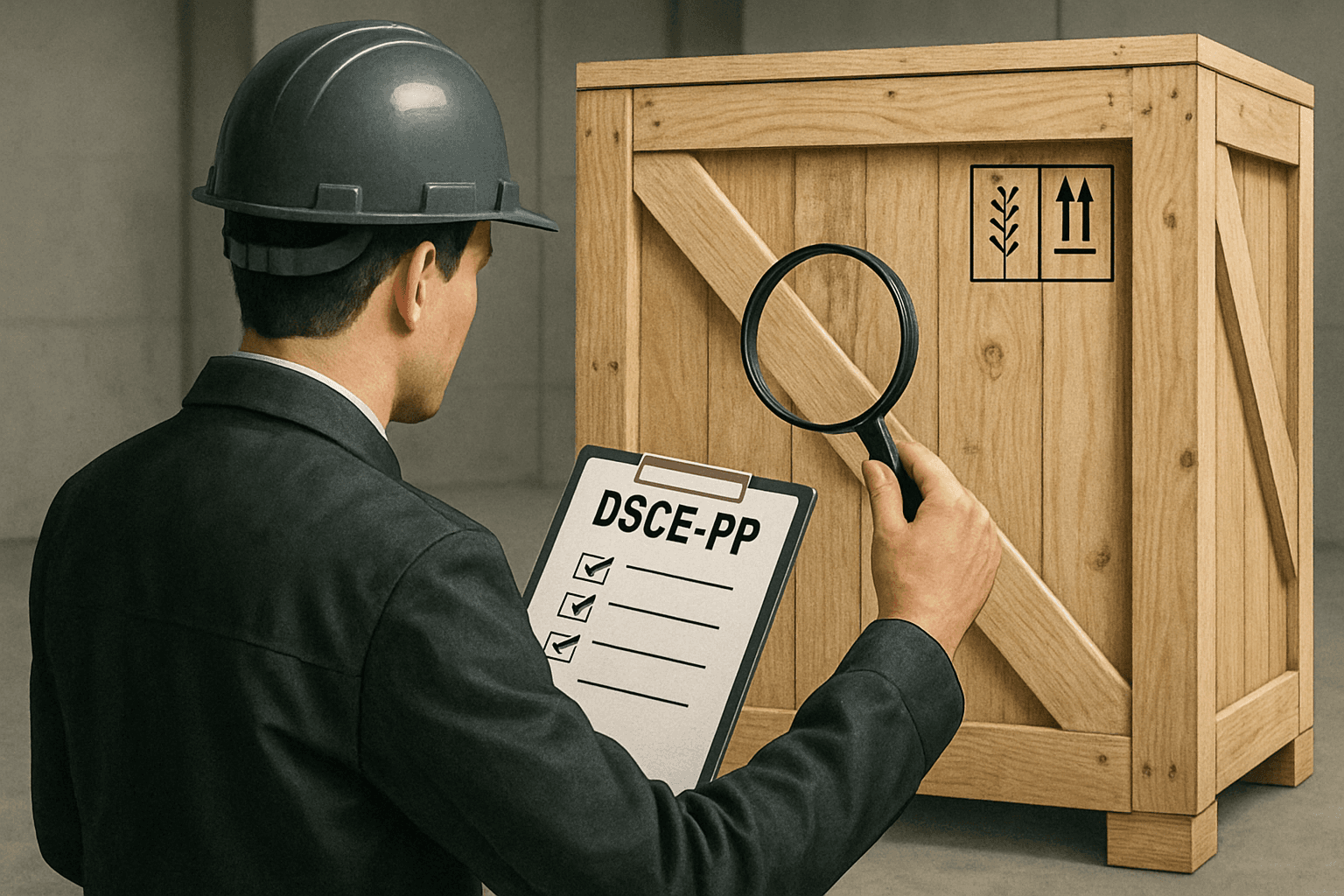 Nouvelle procédure de déclaration des emballages en bois dans le DSCE-PP