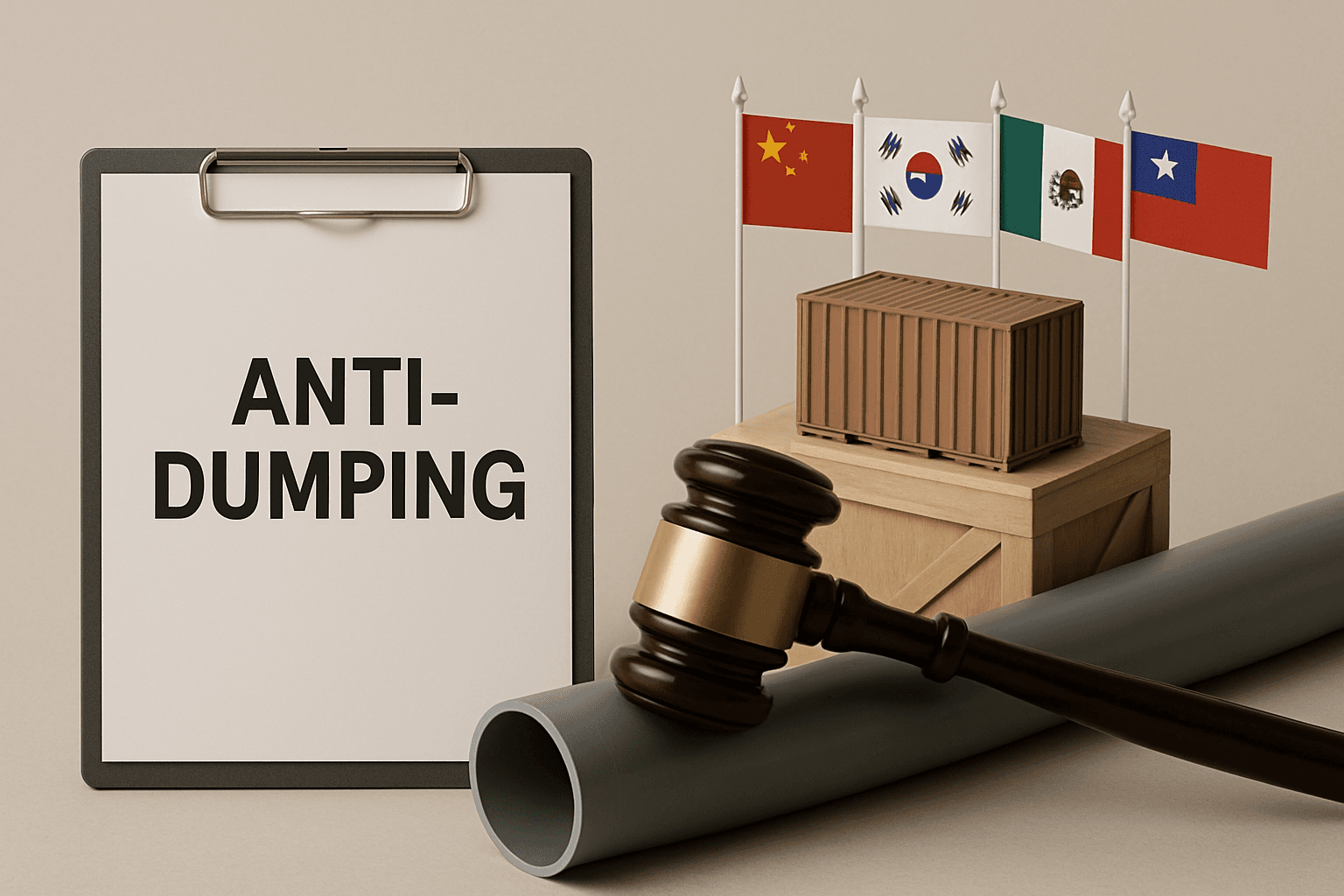 Ouverture d’une enquête antidumping sur le PVC importé de Chine, Corée, Mexique et Taïwan