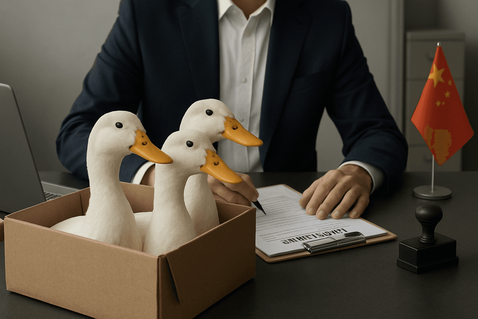 L'Union européenne soumet à enregistrement les importations de canards de Pékin originaires de Chine